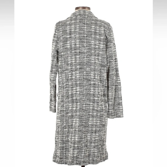 MELLODAY Women's Cardigan Jacket Collared Pocket Open Front Gray Size S Small - Picture 2 of 6